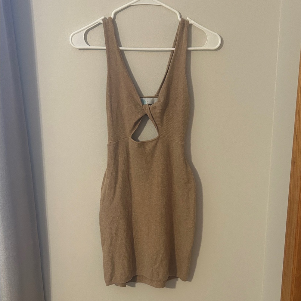 Free People Brown Swim Coverup